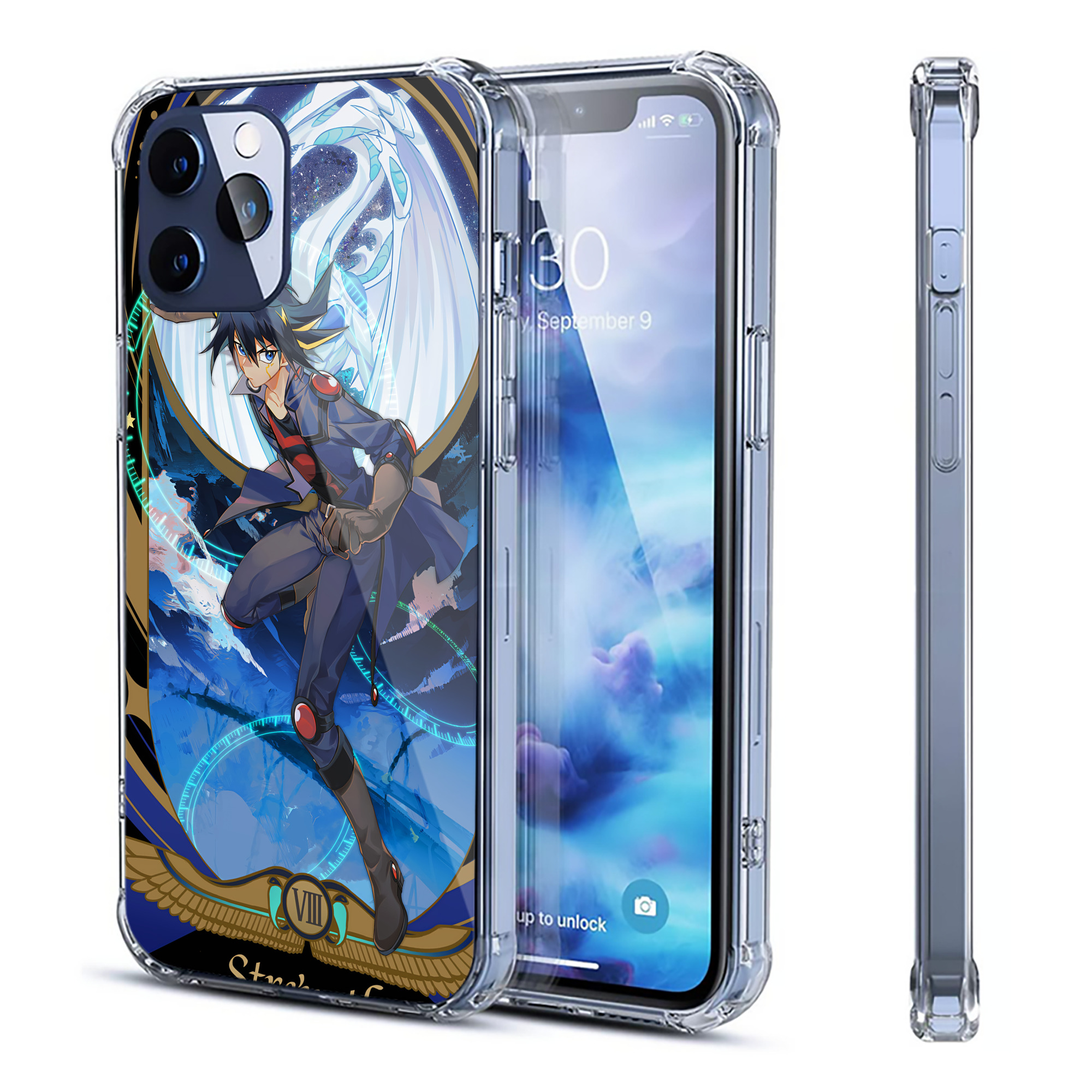 （画像用） 遊☆戯☆王 Yu-Gi-Oh! 【iPhone 12シリーズ対応】透明スマホケース（クリアソフトケース）